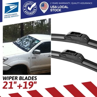 Par de limpiaparabrisas delantero aptos para Nissan 200SX 240SX 1995-1998 21" 19" Foto 1 de 4