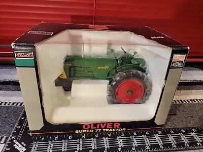 Oliver Super 77  1/16 Diecast Farm Tractor Replica Collectible By SpecCast - Image 1 of 4