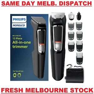Philips Norelco Multigroom 3000 13-Piece Men's All-in-One Trimmer MG3740/40 NEW - Picture 1 of 8
