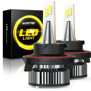 AUXITO H13 LED Headlight for Ford F250 F350 Super Duty 2005-2022 High Low Beam - Picture 1 of 15