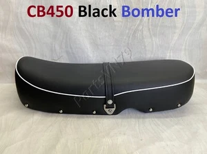 1965-1968 Honda CB450 K0 Black Bomber Seat. CB450 K0 Dubble Seat Lip Saddle. - Picture 1 of 11