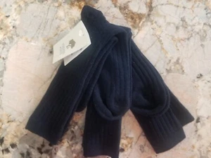 3-Pack TUCKER & TATE Navy School Uniform Long Knee Ribbed Dress Socks 9-11 NEW - Picture 1 of 2