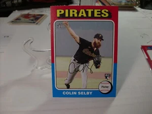 2024 Topps Heritage #150 - Colin Selby RC - Pittsburgh Pirates 24-049 - Picture 1 of 2