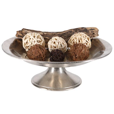 Dekoschale Obstschale Blumenschale rund Ø46cm Aluschale RAW-Optik Dekoschale - Bild 1 von 4