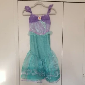 Disney Store The Little Mermaid Ariel Costume Dress Size 7/8 - Picture 1 of 11