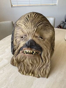 Chewbacca Star Wars Full Head Rubber Halloween Mask Rubie's Costume Co. 2005 - Picture 1 of 6