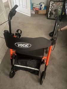 Walkers for Seniors, Rollator Walker with SeatSupports 330lb, 8" Big Wheels-used - Picture 1 of 2