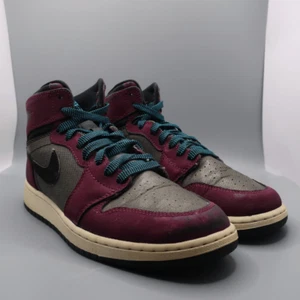 Nike Air Jordan 1 Retro High Purple/Gray Shoes 332148-505 - Size 7Y (Women’s 9) - Picture 1 of 9