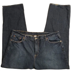 Lucky Brand Mens 40 X 30 Straight Leg 165 Short Inseam Blue Jeans Zip Front - Picture 1 of 14