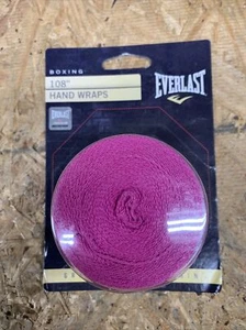 Everlast 108" Boxing Handwraps Pink New In Package - Picture 1 of 2