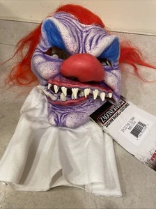 Adult Zagone Studios Syco The Clown MOVING MOUTH Mask - Picture 1 of 6