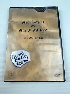 Bruce Campbell vs. Army Of Darkness The Director's Cut Official Bootleg Edition - Picture 1 of 3