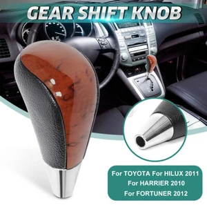 Black Automatic Gear Shift Knob Shiter For Toyota/Hilux/Harrier Fortuner/Lexus - Picture 1 of 8