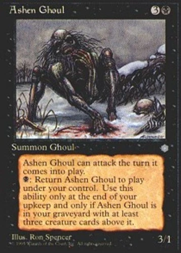 Ashen Ghoul ~ Lightly Played Ice Age MTG Magic UltimateMTG Black Card - Image 1 of 1
