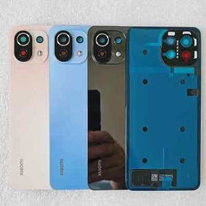 Rear Housing Glass Battery Back Door Cover with Adhesive For Xiaomi Mi 11 Lite - Picture 1 of 7