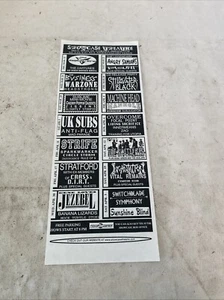 Erhabener Anti-Flag Maschinenkopf Konzertflyer @ Schaukastentheater selten original - Bild 1 von 11