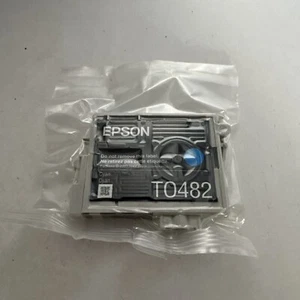 Cartuchos de tinta Epson 48 T0482 genuinos nuevos sellados cian - Imagen 1 de 5
