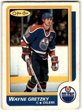 1986-87 O-Pee-Chee Wayne Gretzky #3 CREASED CORNER Edmonton Oilers