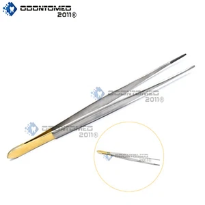 Fórceps de apósito de cuchería ODM TC 7" puntas de carburo de tungsteno serrado - Imagen 1 de 3