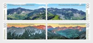 Liechtenstein 2019   Bergpanorama velletje     postfris/mnh