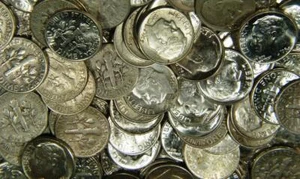 1946 - 1964 Roosevelt Dime Lot (5 silver dime lot) - Choose How Many Lots To Buy - Picture 1 of 1