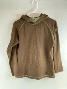 Cabela's Hoodie Sweater Women's Size Small Brown Fleece Pullover Long Sleeve - Picture 1 of 7