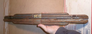 1935 1936 FORD 3W COUPE TUDOR SEDAN DELUXE GARNISH MOLDING TRIM PAIR - Picture 1 of 5