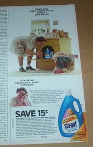1979 anuncio impreso - Staley Sta-Puf lavandería suave dama gatito gato publicidad vintage - Imagen 1 de 1