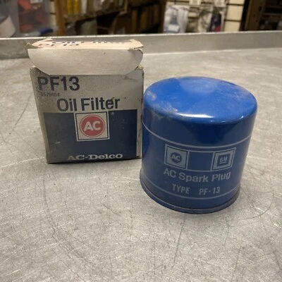 NOS VINTAGE AC DELCO OIL FILTER PF13  5579164 - Image 1 of 4