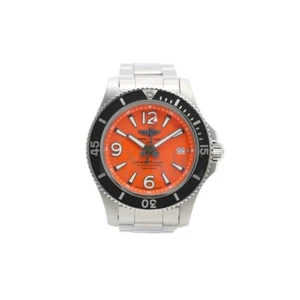 Breitling Superocean Watch Automatic Chronometer Orange Watch A17366 - Picture 1 of 14
