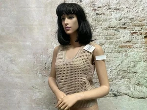 BRUNELLO CUCINELLI MDV796800 Damen Gr. L Luxus Pailletten Light Camel *NP: 1200€ - Bild 1 von 4