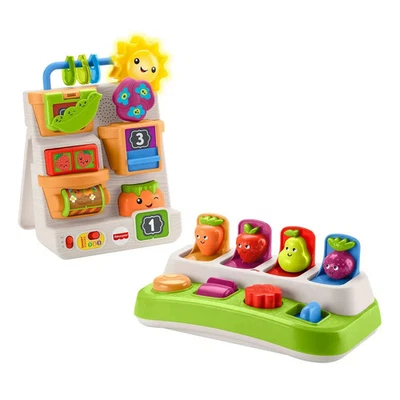 Fisher-Price Grow the Fun Jardín Set de Regalo Juguete de Aprendizaje con Música y Actividades Foto 1 de 4