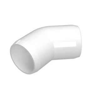 1-1/2 In. Furniture Grade PVC 45-Degree Elbow in White (4-Pack) - Picture 1 of 12