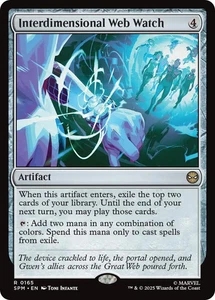 MTG magic 1x Interdimensional Web Watch (M/NM) Marvel's Spider-Man - Bild 1 von 1