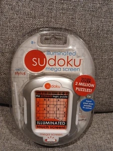 SUDOKU Mega Screen Handheld Electronic Game W/ Stylus Pen Illuminated 2005 NEW - Picture 1 of 2