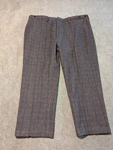 Pantalones Northway Para Hombre 46x29 Gris Mezcla Lana Malone Cuadros De Colección Repelente al Agua - Imagen 1 de 8