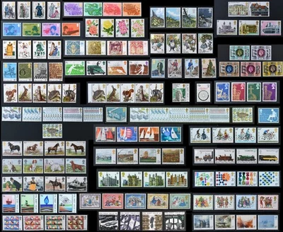 GB COMMEMORATIVE STAMPS 1971-1982  - VARIOUS SETS ALL UMM/MM - Image 1 of 2