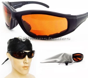 Lectores de gafas de sol bifocales para motocicleta Z87 HD espuma bloqueadora de luz azul acolchada grande - Imagen 1 de 3