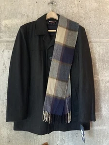Herren Neu mit Etikett 2013 Tommy Hilfiger Erbsenmantel Jacke Größe XL schwarz Knöpfe mit Schal - Bild 1 von 10