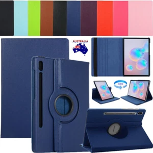 360° Rotating Stand Case Leather Cover For Samsung Galaxy Tab S9 S10 FE Tablet - Picture 1 of 60