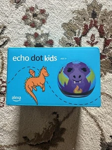 Amazon Alexa Echo Dot Kids Edition 5. Gen Smart Lautsprecher Dragon Neu Versiegelt! - Bild 1 von 2