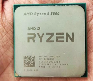 AMD Ryzen 5 5500 3.6GHz 6 Core 12 Thread 65W AM4 CPU Processor