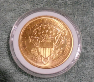 #D629. GOLDEN STATE MINT COLLECTOR MEDAL - USA STATUE OF LIBERTY - Picture 1 of 2