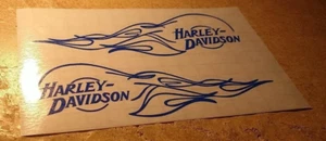Harley Davidson High Quality Small Standard Aftermarket Decals Stickers Set - Picture 1 of 9