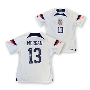 Alex Morgan Autographed USA Womens World Cup Nike Soccer Jersey JSA COA White - Picture 1 of 3