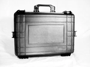 Tactical Case 22 Inch Black, Cubed Foam Interior for Equipment Weather/Water  - Picture 1 of 5