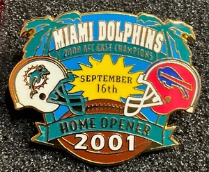 Miami Dolphins vs Buffalo Bills 2001 Game Day Collector Pin - Picture 1 of 1