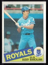1985 Topps #387 Buddy Biancalana - Kansas City Royals