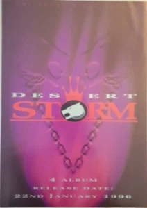 desert storm album #4 release dates flyer 22.1.96 rave flyer. - Imagen 1 de 2
