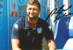 BURY: PHIL EDWARDS SIGNED 6x4 ACTION PHOTO+COA - Picture 1 of 1